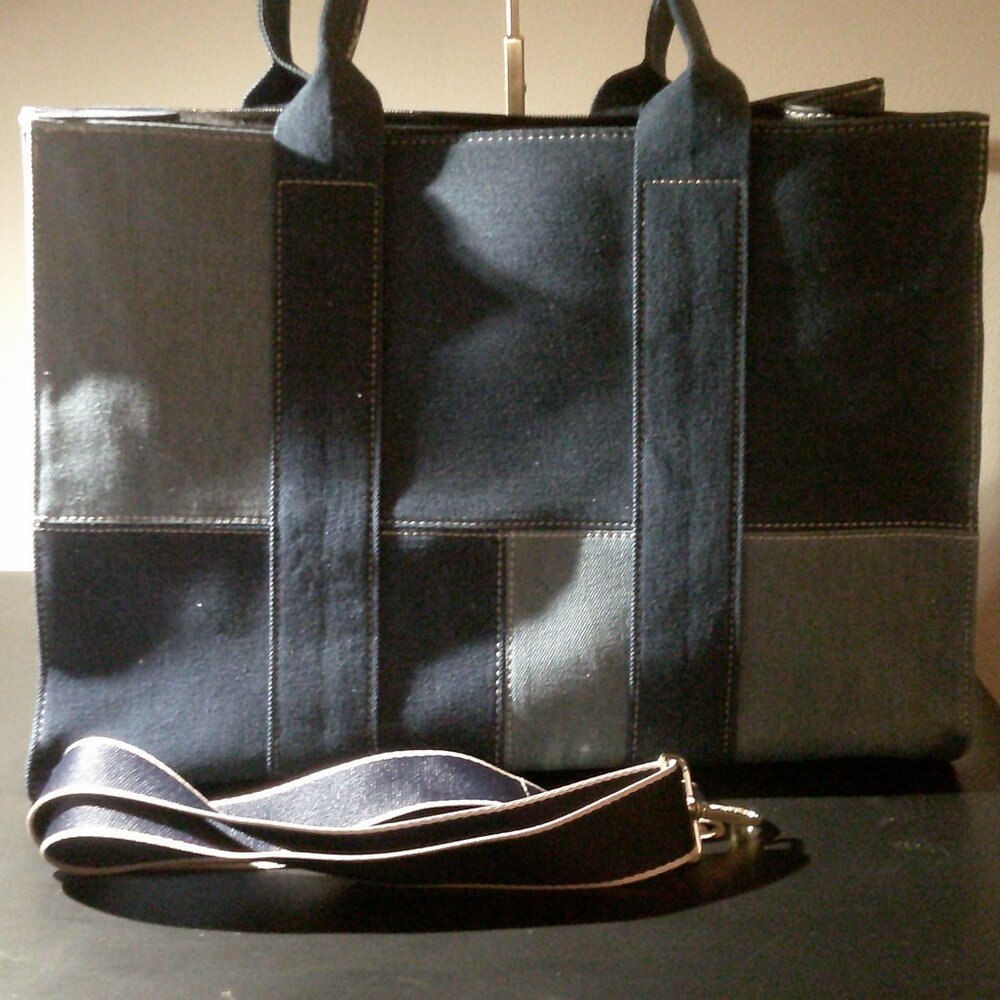 Demin Large Tote Bag
